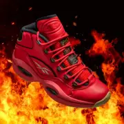 Reebok Question Mid Allen Iverson Hot Ones Spicy Pink Red Black GV7093 Men 14