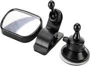 2 In 1 Kids Monitor Baby Rear View Mirror In-Car Baby Observation Mirror Car Rear Seat Child Safety Mirror Easy Installation