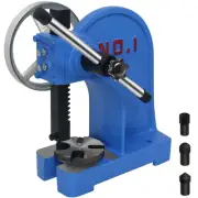 Arbor Press 1 Ton, Ratchet Leverage Press with Handwheel, 5.5"Maximum Height,...