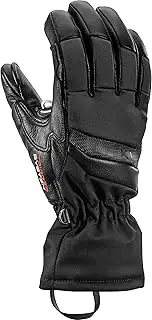 [Leki] Women's Griffin Base 3D Gloves, Black, 8.5