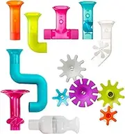 Boon Building Bath Toy Bundle - Gears, Pipes and Tubes, 13 Pieces (B11342)