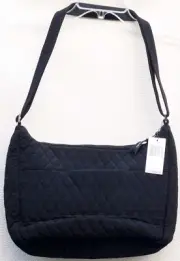 Vera Bradley Messenger Crossbody Shoulder Bag in Classic Black. NWT