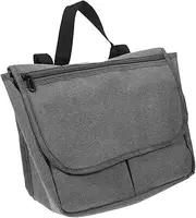 EXAOMBLE Stroller Side Hanging Bag Polyester Wheelchair Accessories for Seniors Capacity Storage for Phones Water Bottles and Medications for Walkers and