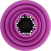 WEKADRIN Retractable Silicone Hair Dryer Diffuser Environmental Protection Tool for Home Salon Use High Temperature Resistant Easy to Clean Durable Safe Purple