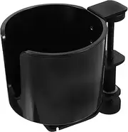 Alipis Under Desk Headphone Hanger and Cup Holder Portable Aluminum Alloy Design Non Drilling Installation Space Saving Headset Holder for Gaming and Office Use