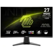 MSI MAG 27CQ6F 27" QHD 180Hz Curved Gaming Monitor 2560x1440 - 0.5ms - DisplayPort - 2x HDMI - Anti-Flicker - AMD FreeSync - 100x100 VESA [MAG 27CQ6F]