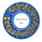 Dental Endodontic 120Pc/240Pc Assorted Conical Screw Posts Kits Refill 3 Type