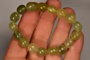 *NEW JADE* Bracelet 26.3gTumbled Stone Elastic Healing Crystal, Bowenite