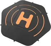 Helicopter Landing Pads, 110cm Drone Landing Pads Black Foldable with Ground Nail for Drone