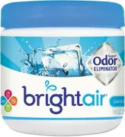 Bright Air 900090 Solid Freshener and Odor 1 Count (Pack of 1), Blue