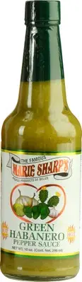 Marie Sharp's Green Habanero Pepper Sauce with Prickly Pears 10oz Pack of 1