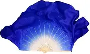 [Hcclijo] Silk Fan Gradient Color Classical Dance Lengthened Double-Sided Chinese Style Silk Fan Yangko Square Show