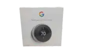 Google Nest Learning Thermostat Smart Wi-Fi Thermostat - Polished Steel T3019US