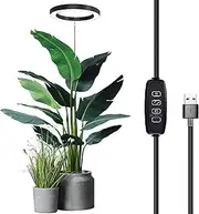 Plant Grow Light Floor Lamp Floor Model Full Spectrum Sunlight Large Potted Plant Fill Light 3/9/12 Hours Timing 10 Levels Dimming