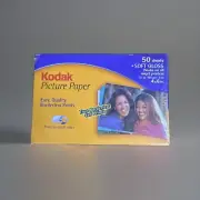 2 Packs Kodak Picture Paper InkJet Printers 50 Sheets Soft Gloss 4" x 6" SEALED