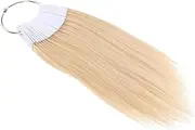 BAZEITFLOW 30Pcs Hair Human Hair Testing Color Samples for Professional Use Durable Reusable and Easily Readable with Markings for Salon Color Matching