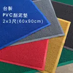 范登伯格 PVC膠底室外刮泥墊 戶外墊-藍 60X90CM