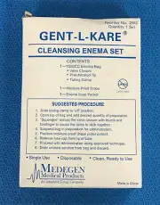 Medegen 2562 Gentle Cleansing Enema Set, 1500CC - 1 kit