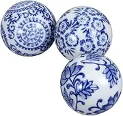 3Pcs Floating Ceramic Balls for Aquarium Decor Chinese Style Underwater Ornaments Decorative Fish Tank Layout Props Random Colors