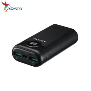 威剛 ADATA P10000QCD PD QC USB-C 數位顯示電量 10000mAh 極速 快充 行動電源