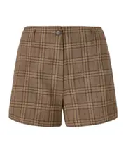 Pinko Nevi Checked Shorts IT40,IT38 brown