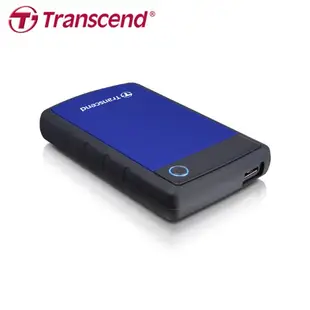 【保固公司貨】創見 2TB StoreJet 25H3 USB3.0 藍色 行動硬碟 (TS-25H3B-2TB)