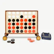 Wooden Giant Connect 4 and Mega Connect 4 Wheel Pack