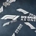 F1賽事 贊助商 賽車 WE RACE AS ONE 個性車身裝飾防水反光貼