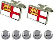 [Select Gifts] Shirt Dress Studs Sark Flag Cufflinks