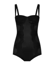 Dolce Gabbana Lace Detailed Balconette-Bra Bodysuit 2B,1B,2,IT34,5B,4B,3B black