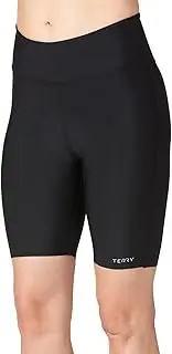 [TERRY] Women's Chill 7 Inch Inseam Padded Compression Cycling Short - Seamless Leg Bands