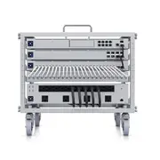 Ubiquiti 6U Sized Device Rack With A 24 Port Blank Patch Panel