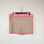 Nike PRO 3" Shorts Womens Size XXL Spacedye Aster Pink HJ6348-629 Dri-FIT