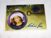 2015 Benchwarmer MELISSA RISO Holiday #73 Ornament Blue Auto/5 PLAYBOY - Doritos