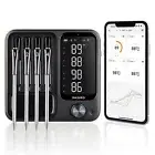 INKBIRD Meat Thermometer Wirefree INT-14-BW 5G WiFi Bluetooth Wireless BBQ Probe