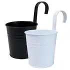 Railing Planter Reusable Garden Pots With Detachable Hooks Sturdy Garden Supplie