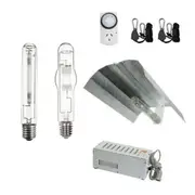 Growlush 600w magnetic ballast combo with HPS MH lamp