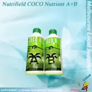 Nutrifield Hydroponics Nutrient COCO A B 2x1L Grow to Bloom Set Vitamin Silica