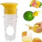 2pcs Spiral Design Lemon Juicer Plastic Citrus Reamer Lemon Filter Dessert
