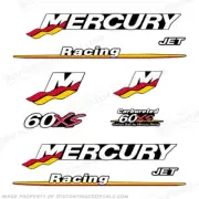 Fits Mercury Custom 60hp Racing 60xs Decals