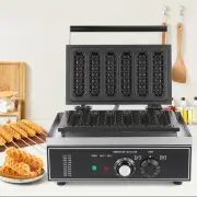 Fish Lolly Stick Waffle Maker Chaffle Sausage Hot Dog Making Machine Non-stick