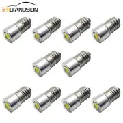10pcs LED 3-18V UPGRADE E10 1W BULB GLOBE for FLASHLIGHT TORCH HEAD LAMP BICYCLE