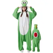 Kids Yoshi Onesie Super Mario Bros Costume Pyjamas Party Book Week