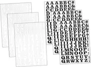 SMASOLO 6 Sheets Letters Heat Transfer Vinyl Stickers DIY Iron Patches for Clothing Decoration Personalize Your Style with Thermal Transfer Letters for Crafting and Garment
