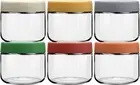 6-PK 10oz Glass Jars with Lids - Meal Prep Portion Control Containers Bowls