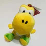 GENUINE Super Mario Bros Yellow Yoshi Plush 7" San-ei Licensed Products!!