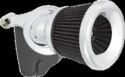 AN Velocity 65 Degree Air Filter Kit Chrome Softail CVO 11-15