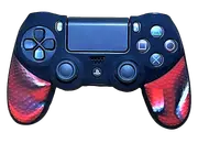 Silicone Cover For PS4 Controller Case Skin - Black/Red Camo