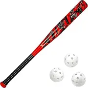 Ortiz34 Graffiti Plastic Bat & Ball Homerun Set- David Ortiz Backyard Baseball Set for Youth, Kids, Teenagers, Adults