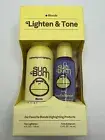 Sun Bum Lighten & Tone Kit Blonde Hair Lightener & Tone Enhancer New Travel kit